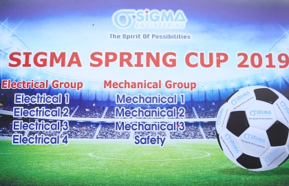 Giải bóng đá Sigma Spring Cup 2019 chính thức khai mạc
